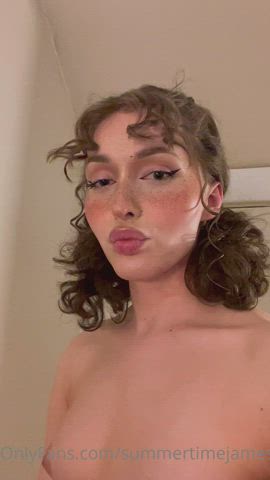 Cum Cumshot Cute Girl Dick Masturbating Small Tits Trans Trans Woman White Girl clip