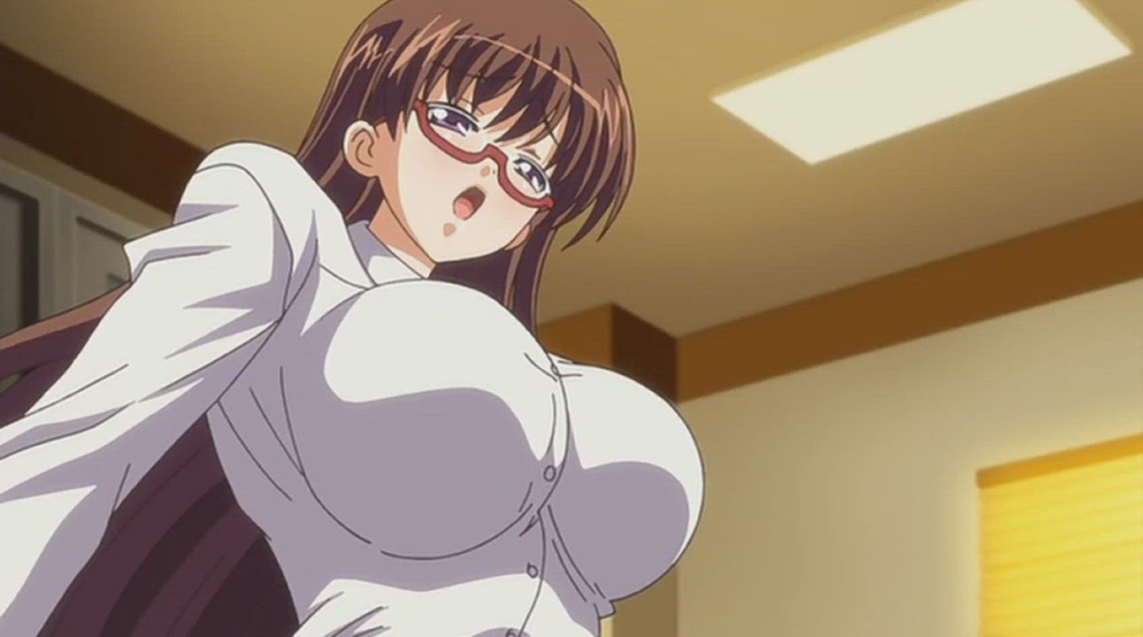 Animation Anime Cunnilingus Footjob Glasses Hentai clip