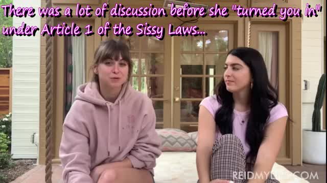 Sissy Laws (Article 1-5)