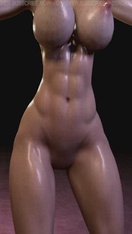 3D AMWF Animation Asian Big Tits JAV Oiled