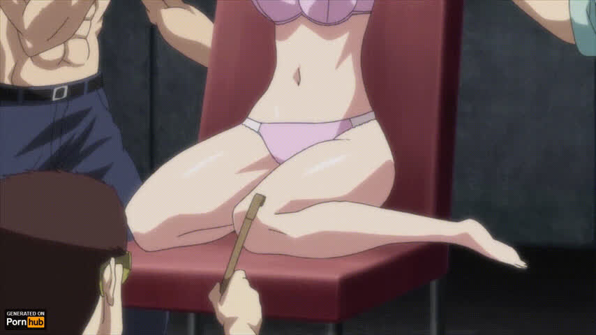 anime armpits belly button bikini blindfolded blonde bondage ecchi tickling belly