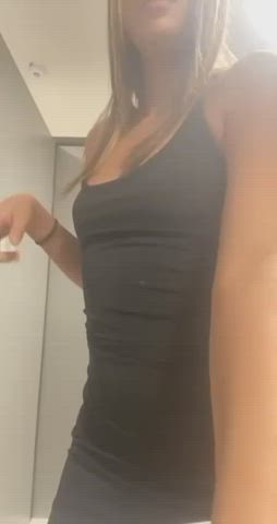 ass bathroom big ass booty dress flashing panties upskirt clip