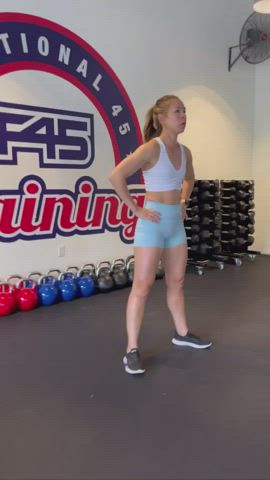asian fitness gym clip