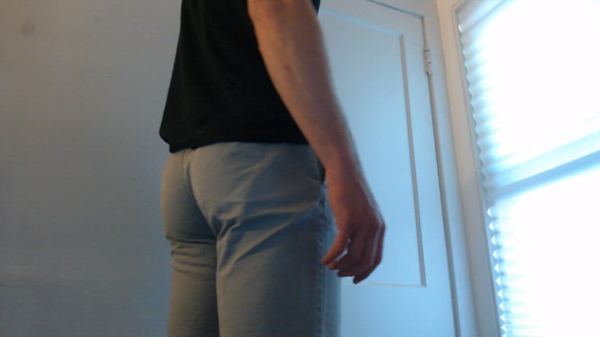Shorts too tight for large cock and balls