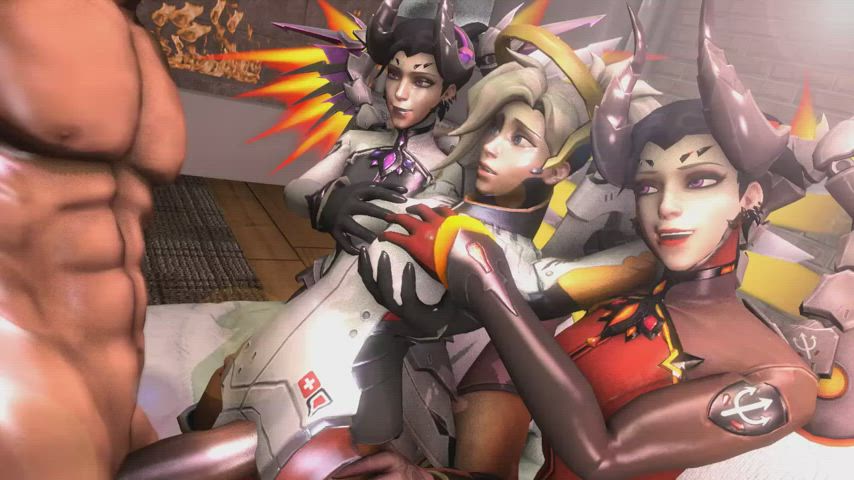 Female Gamer Girl Overwatch clip