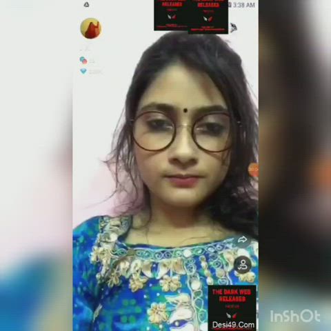 A super cute girl on video call ❤️