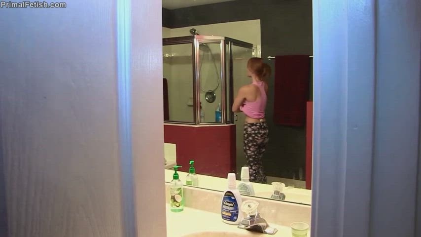 Redhead Shower Teen clip