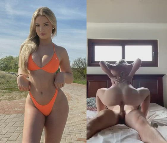 BoutineLA babe love squatting on that cock
