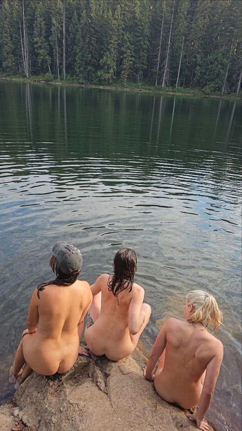 You have to be with Friends when Skinny-Dipping!