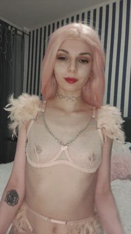 cute lingerie teen tits petite clip