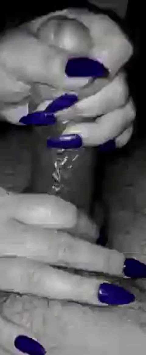 edging fetish handjob massage nails clip