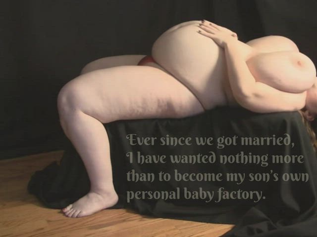 bbw breeding caption fantasy mom pregnant shower son taboo clip