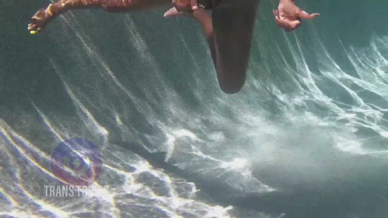 Nude Trans Underwater clip