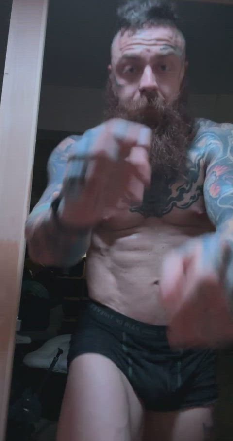 abs muscles nsfw small dick solo tattoo clip