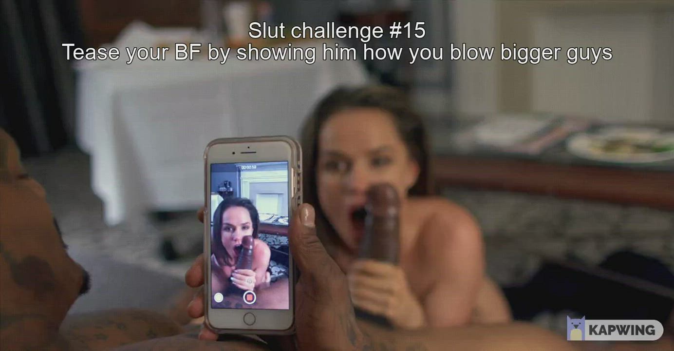 #15: Show him what you're capable of with bigger cocks