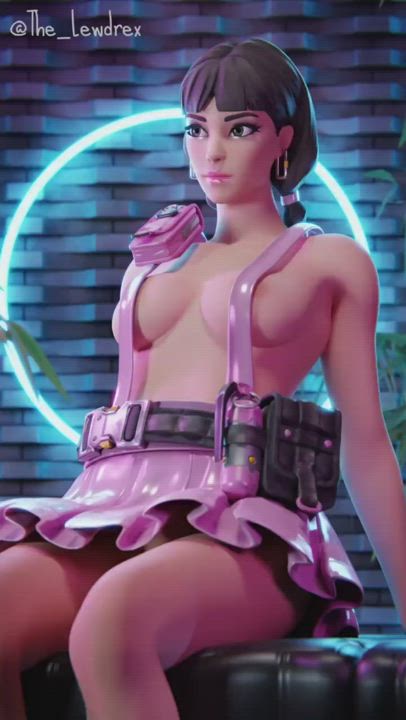 Chic showing her pussy (Lewdrex) [Fortnite]