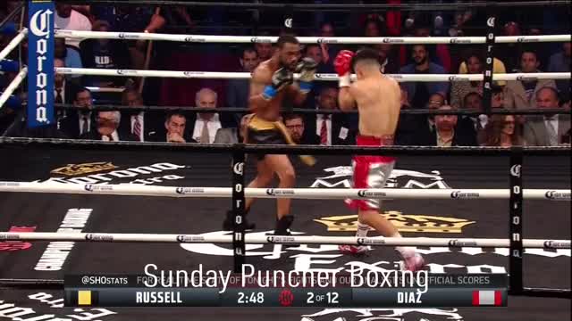 Gary Russell Jr. froze Joseph Diaz with his speed, which stopped him from returning