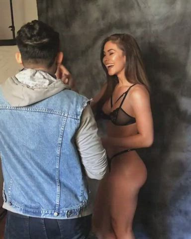 ass brunette latina clip