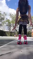 how do you feel about me roller skating around with no panties?