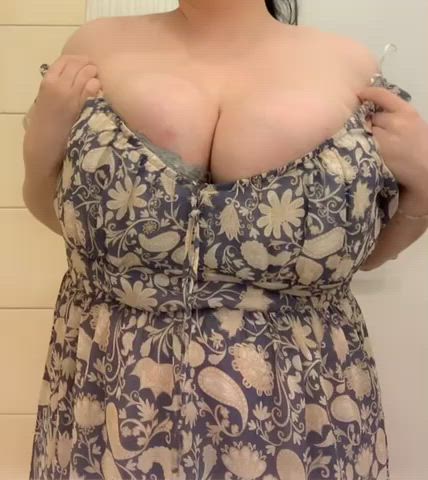 My tits were just spilling out of my dress! OC