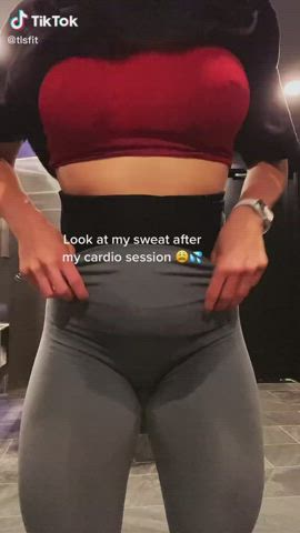 Fake Tits Fitness Workout clip