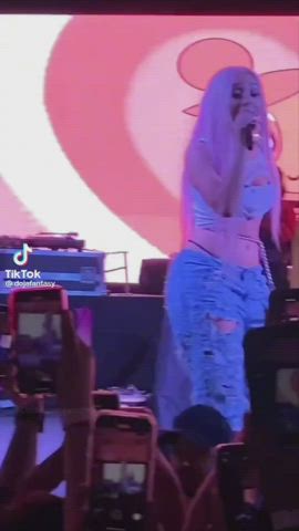 celebrity dancing thong tiktok clip