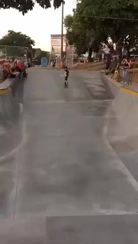Skateboarder accepted his fate so calmly