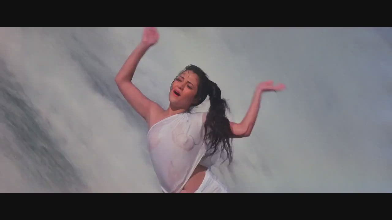 Mandakini All Nude Scenes from Ram Teri Ganga Maili (1985)