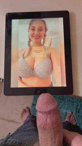 Anna Faith Carlson Bouncing Tits Bra Cum On Tits Cumshot clip
