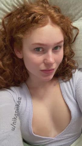 amateur boobs cute freckles pale perky petite redhead teen clip