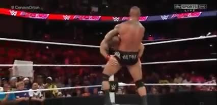 WWE Raw Randy Orton's Turnbuckle DDT John Cena