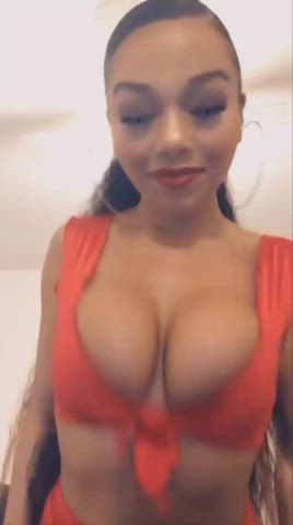 Boobs Ebony Tease Tits clip