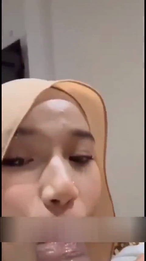 blowjob hijab indonesian smile clip
