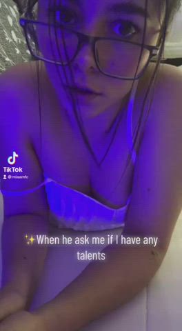 big ass glasses teen tiktok tits clip