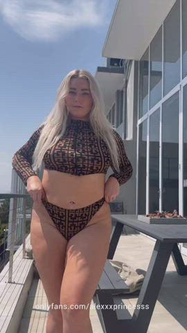 big ass big tits blonde curvy fitness onlyfans pawg thick tiktok clip