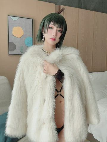 asian cosplay lingerie clip