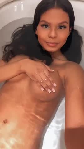 Bathtub Nude Solo Teasing Wet clip