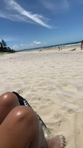 Beach Big Tits Bikini Public clip