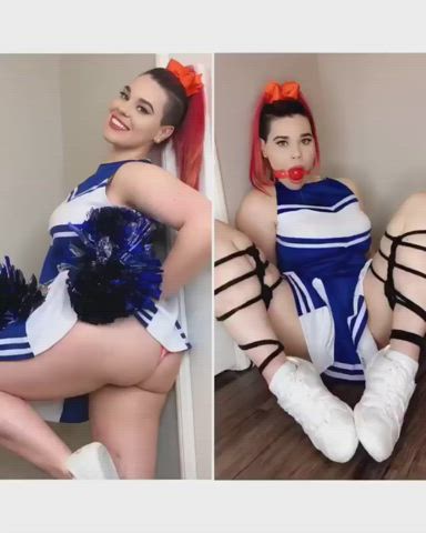 amateur ass big tits cheerleader natural tits white girl clip