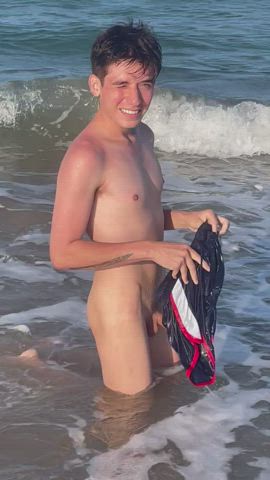 (21) first time skinny dipping