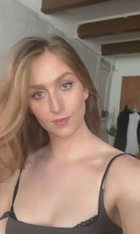 Big Dick Blonde Erection Girlfriend Girls OnlyFans Shorts Surprise Tease clip