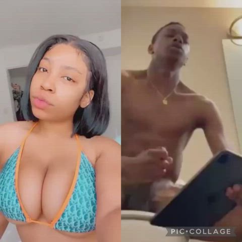 bbc babecock big tits ebony clip