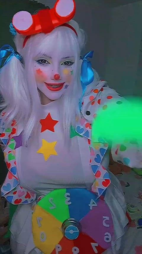 clown girl cute thick clip