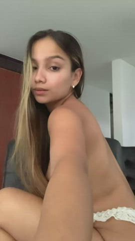 Ass Big Ass Big Tits Blowjob Cumshot Latina Lingerie Teasing Porn GIF by alexiateen