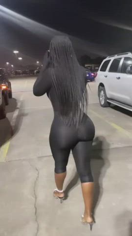Ebony Body Thick Booty Bubble Butt DontSlutShame Cute clip