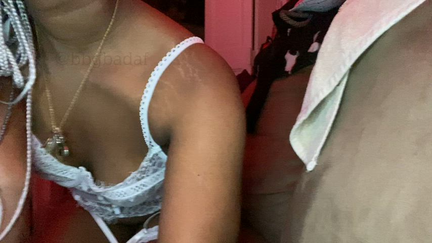 cute ebony tits clip