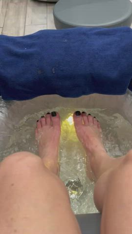 Pedicure day… time to love on these feet