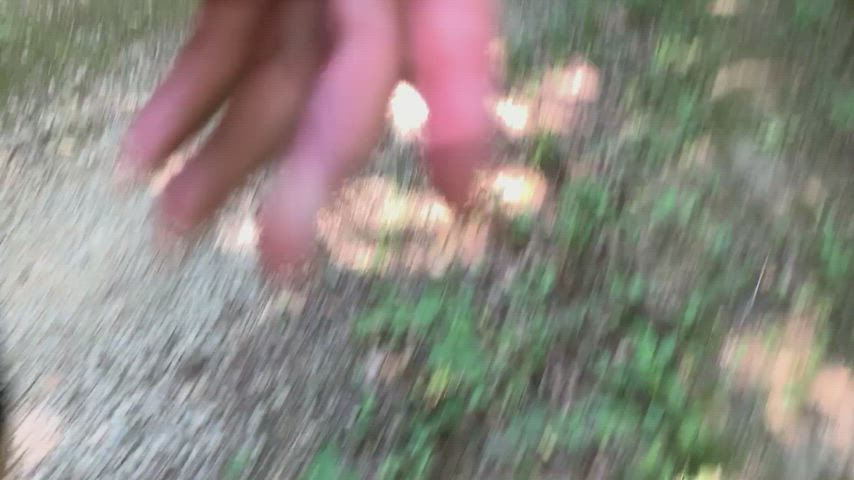 Feeling circumcised: Pissing in the woods outside
