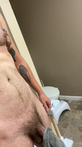 big dick hairy hairy chest tease clip