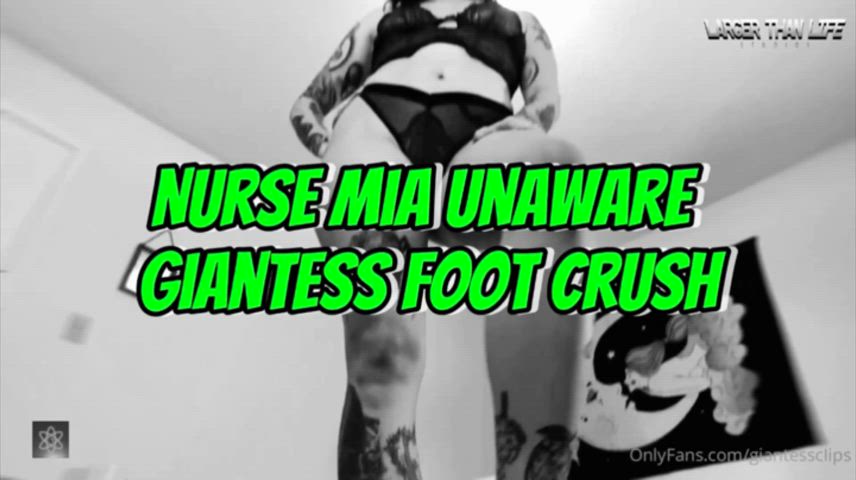 New 10 min giantess feet crush video FREE on LTL Giantess Onlyfans!